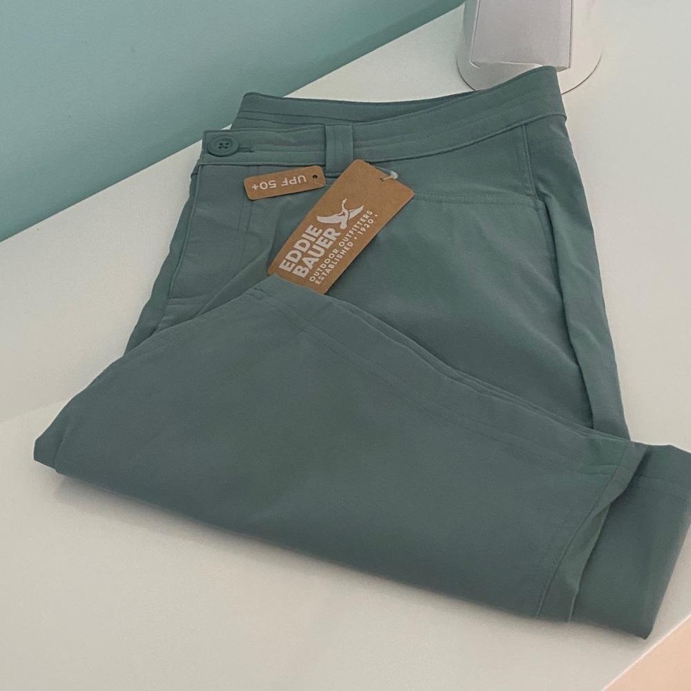 Eddie Bauer Women's Teal Capris